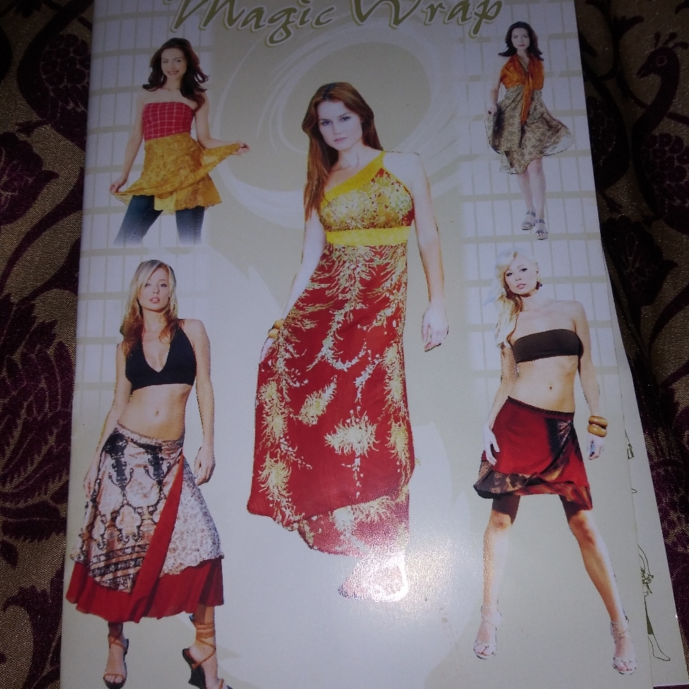 3 wrap skirts sold in bundle - variety colors
